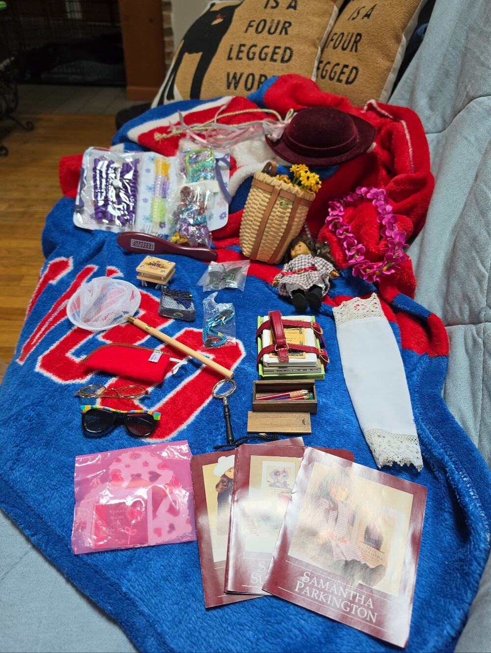 Vintage Pleasant Company 1990's 20 Piece Accessories And Miscellaious Lot